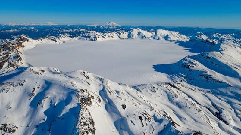 Nevados de Sollipulli: el volcán oculto de hielo eterno en la Araucanía Andina